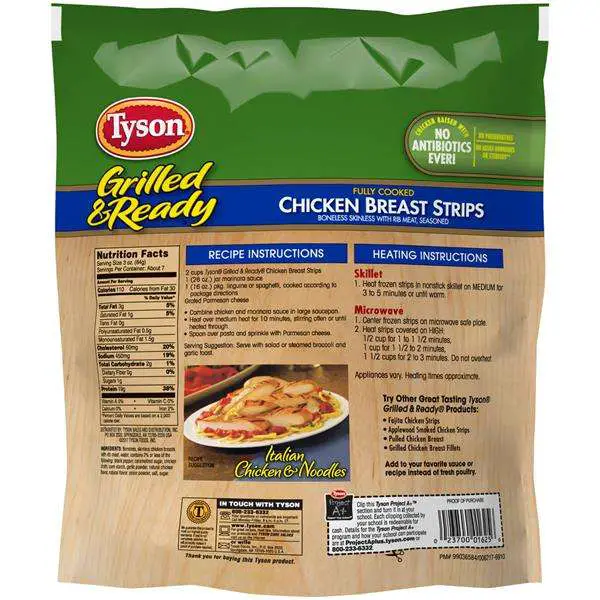 Tyson Grilled &  Ready Chicken Breast Strips