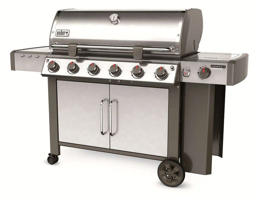 Weber Genesis S 310 Natural Gas Grill Stainless Steel ...