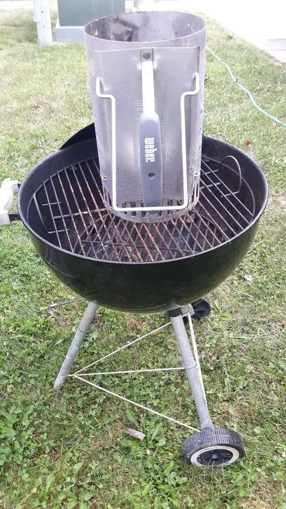 Weber grill and chimney stack for Sale in Indianapolis, IN ...